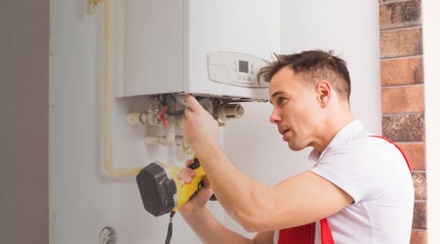 Local tankless water heater installation in Paloma, IL